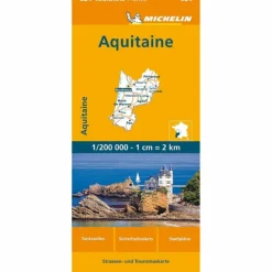 Straßenkarten|Straßenkarten*MICHELIN AQUITAINE - Straßenkarte