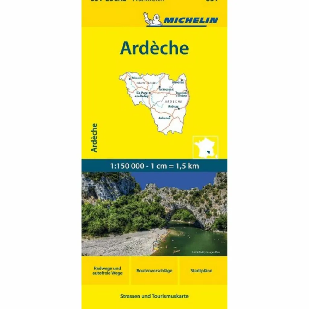 MICHELIN ARDECHE-HAUTE LOIRE - Straßenkarte^ Straßenkarten|Straßenkarten