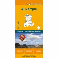 MICHELIN AUVERGNE-LIMOUSIN - Straßenkarte^ Straßenkarten|Straßenkarten