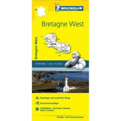 Straßenkarten|Straßenkarten*MICHELIN BRETAGNE WEST - Straßenkarte