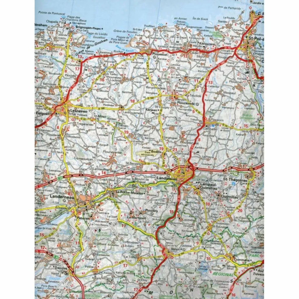 Straßenkarten|Straßenkarten*MICHELIN BRETAGNE WEST - Straßenkarte