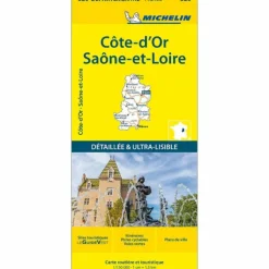 Straßenkarten|Straßenkarten*MICHELIN BURGUND OST - Straßenkarte