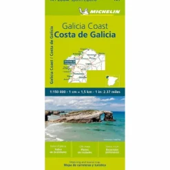 Straßenkarten|Straßenkarten*MICHELIN COSTA DE GALICIA, GALICISCHE KÜSTE - Straßenkarte