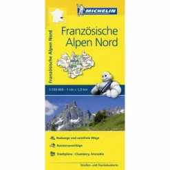 MICHELIN FRANZÖSISCHE ALPEN NORD - Straßenkarte^ Straßenkarten|Straßenkarten