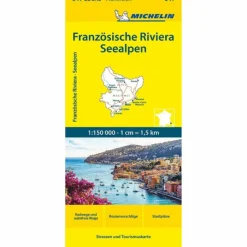 Straßenkarten|Straßenkarten*MICHELIN FRANZÖSISCHE RIVIERA - SEEALPEN - Straßenkarte