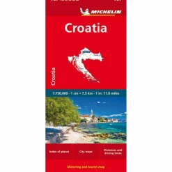 MICHELIN KROATIEN - Straßenkarte^ Straßenkarten|Straßenkarten