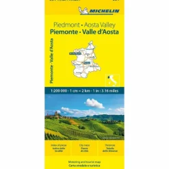 MICHELIN PIEMONT, AOSTATAL - Straßenkarte^ Straßenkarten|Straßenkarten