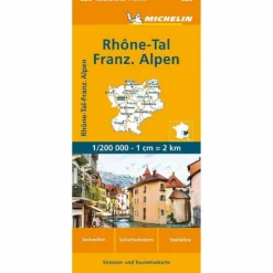 Straßenkarten|Straßenkarten*MICHELIN RHONETAL - FRANZÖSICHE ALPEN - Straßenkarte