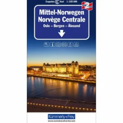 MITTEL NORWEGEN NR. 02 REGIONALKARTE NORWEGEN 1:335 000 - Straßenkarte^ Straßenkarten|Straßenkarten