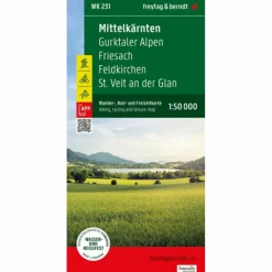 Wanderkarten Und Winterkarten|Wanderkarten Und Winterkarten*MITTELKÄRNTEN, WANDER-, RAD- UND FREIZEITKARTE 1:50.000 - Wanderkarte