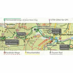 Fahrradkarten|Fahrradkarten*MITTLERER HARZ WANDER- UND FAHRRADKARTE - Fahrradkarte