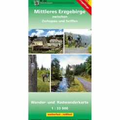 MITTLERES ERZGEBIRGE ZWISCHEN ZSCHOPAU UND SEIFFEN^ Fahrradkarten|Wanderkarten Und Winterkarten