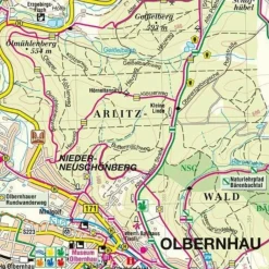 MITTLERES ERZGEBIRGE ZWISCHEN ZSCHOPAU UND SEIFFEN^ Fahrradkarten|Wanderkarten Und Winterkarten