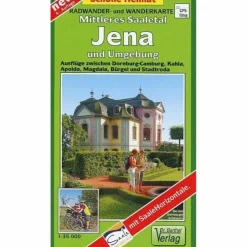 MITTLERES SAALETAL, JENA UND UMGEBUNG 1: - Wanderkarte^ Fahrradkarten|Wanderkarten Und Winterkarten
