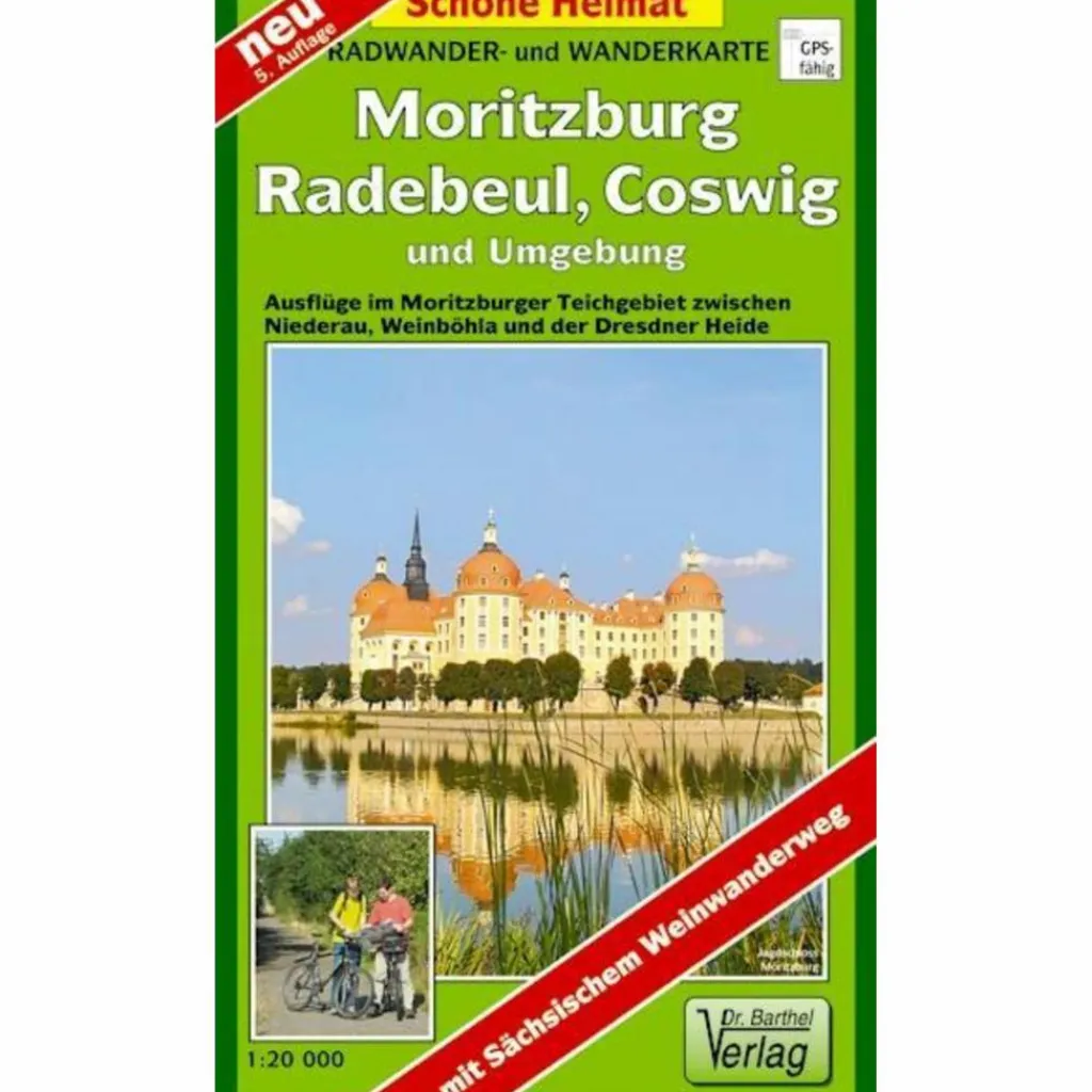 MORITZBURG, RADEBEUL, COSWIG UND UMGEBUNG - Wanderkarte^ Fahrradkarten|Wanderkarten Und Winterkarten