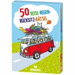 Kinder Moses Verlag Kinderreisespiele Und Spielzeug*50 REISE-REGEN-RÜCKSITZ-RÄTSEL - Reisespiel