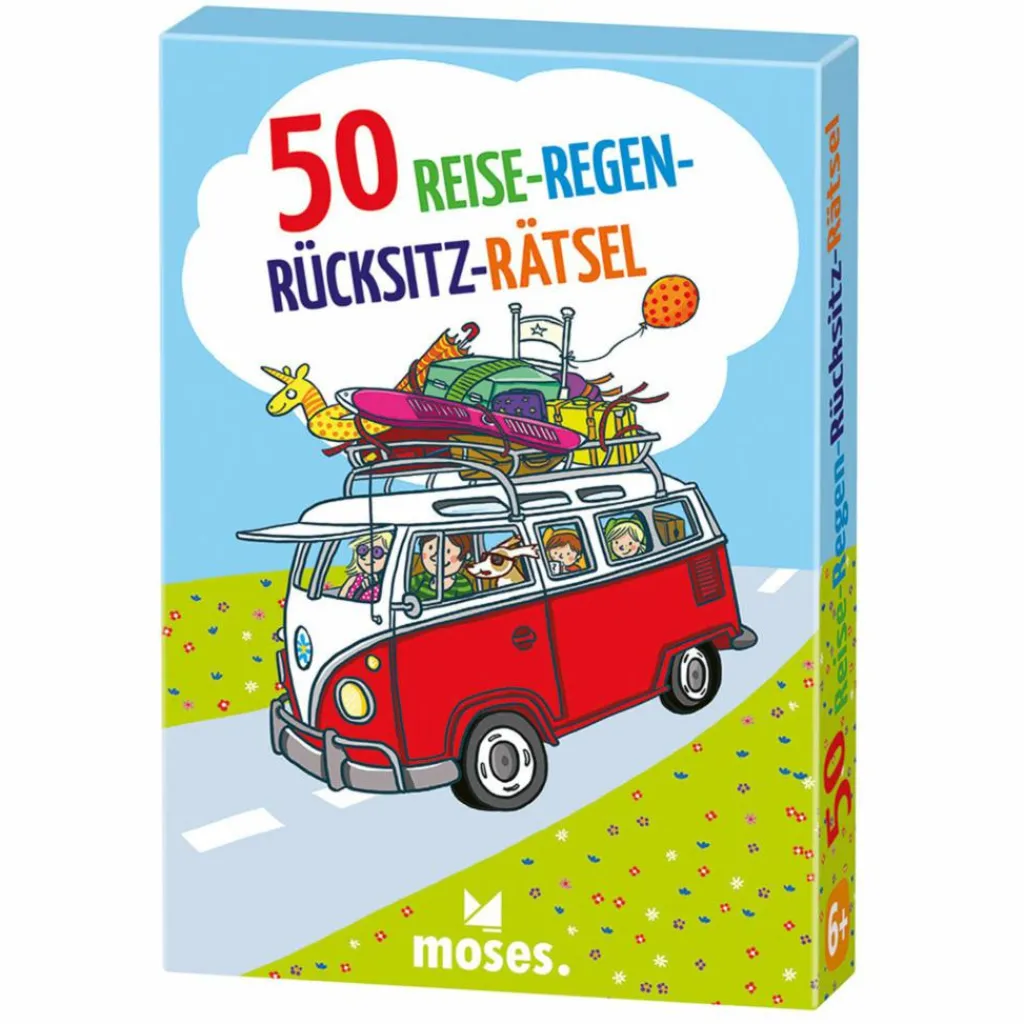 Kinder Moses Verlag Kinderreisespiele Und Spielzeug*50 REISE-REGEN-RÜCKSITZ-RÄTSEL - Reisespiel