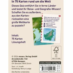 Moses Verlag DAS GLOBETROTTER-QUIZ - Reisespiel^ Reisespiele