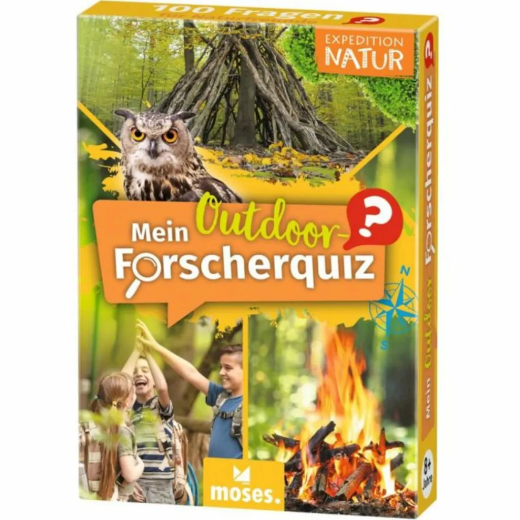 Kinder Moses Verlag Kinderreisespiele Und Spielzeug*MEIN OUTDOOR-FORSCHERQUIZ - Reisespiel