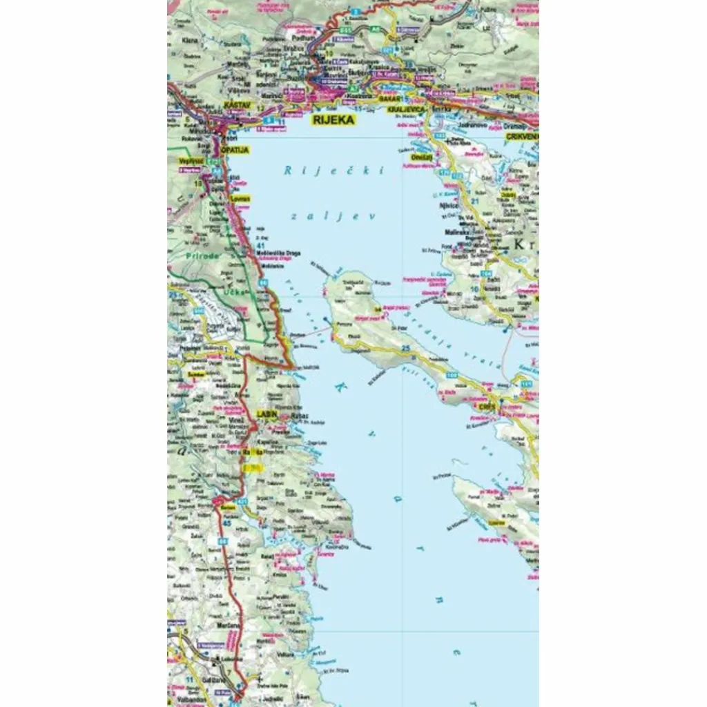Straßenkarten|Straßenkarten*MOTOURMAPS ADRIAKÜSTE SLOWENIEN . KROATIEN . MONTENEGRO - Straßenkarte