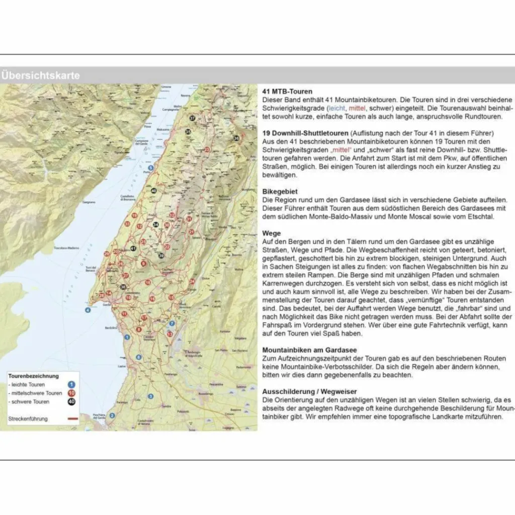 MOUNTAINBIKE TOUREN GARDASEE SÜDOST - MO - Radwanderführer^ Radwanderführer Und Mountainbikeführer