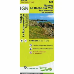 NANTES LA ROCHE SUR YON 1:100 000 - Wanderkarte^ Wanderkarten Und Winterkarten|Wanderkarten Und Winterkarten