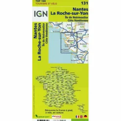 NANTES LA ROCHE SUR YON 1:100 000 - Wanderkarte^ Wanderkarten Und Winterkarten|Wanderkarten Und Winterkarten
