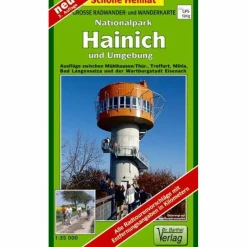 NATIONALPARK HAINICH UND UMGEBUNG 1 : 35.000 - Wanderkarte^ Fahrradkarten|Wanderkarten Und Winterkarten