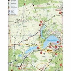 Fahrradkarten|Wanderkarten Und Winterkarten*NATURPARK BARNIM, WANDLITZSEE UND UMGEBUNG - Wanderkarte