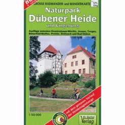 Fahrradkarten|Wanderkarten Und Winterkarten*NATURPARK DÜBENER HEIDE 1 : 50 000. WAND - Wanderkarte