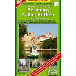 Fahrradkarten|Wanderkarten Und Winterkarten*NATURPARK UNTERES SAALETAL, BERNBURG, KALBE - Wanderkarte