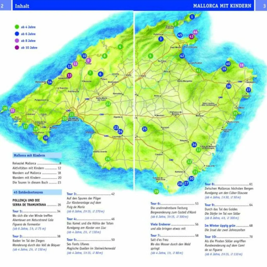 NATURZEIT MIT KINDERN: MALLORCA - Reiseführer^ Reiseführer Südeuropa