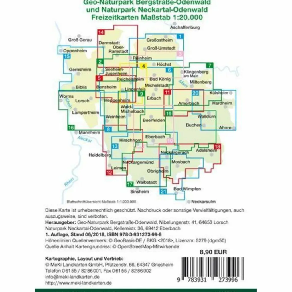 Wanderkarten Und Winterkarten|Wanderkarten Und Winterkarten*NECKARTAL-STAUFERLAND 1:20.000 - Wanderkarte