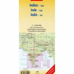 NELLES MAPS INDIA: SOUTH - Straßenkarte^ Straßenkarten|Wanderkarten Und Winterkarten