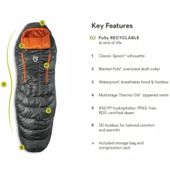 Nemo DISCO MENS 30 REGULAR - Daunenschlafsack^ Daunenschlafsäcke|3-Jahreszeiten-Schlafsäcke