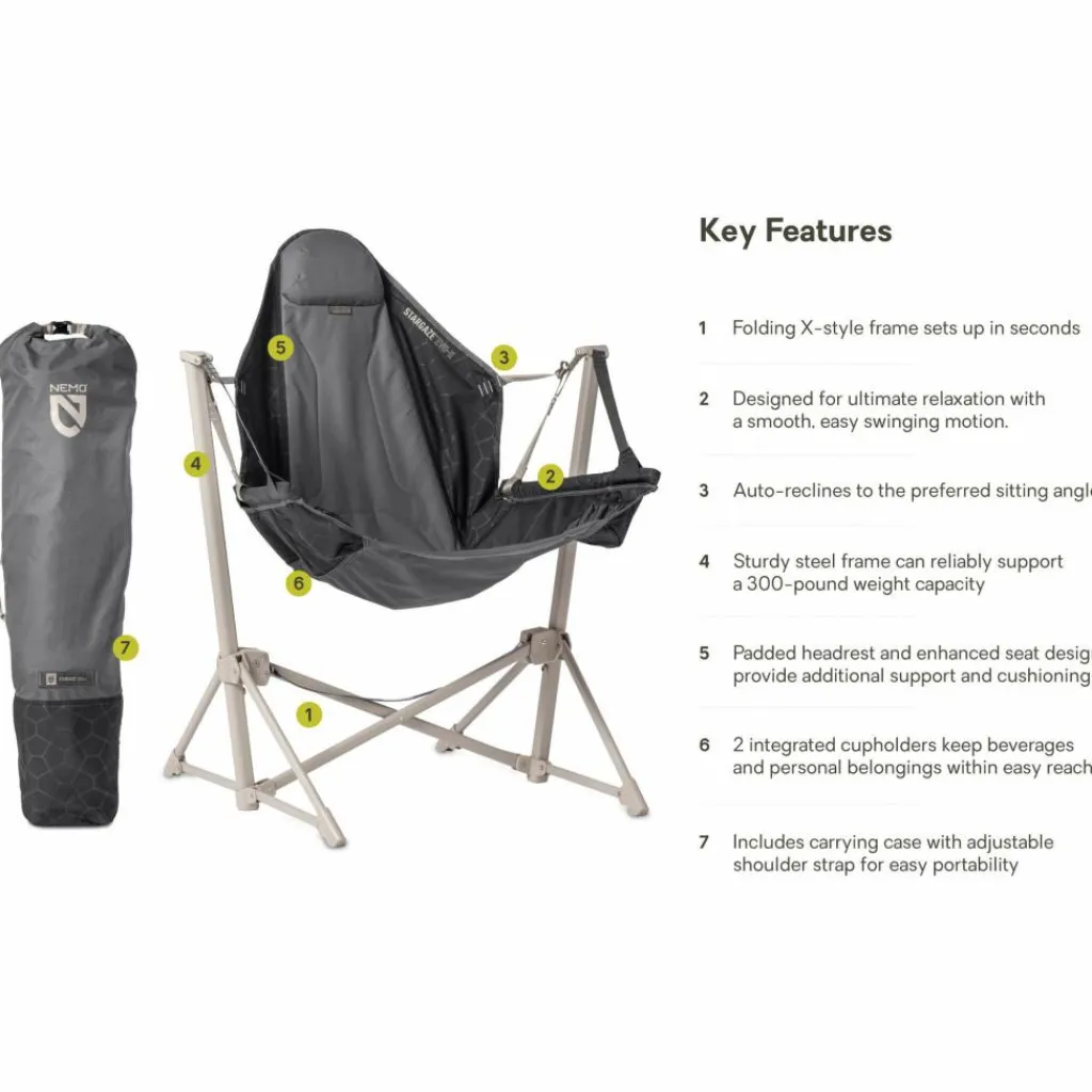 Nemo STARGAZE EVO-X - Campingstuhl^ Campingstühle