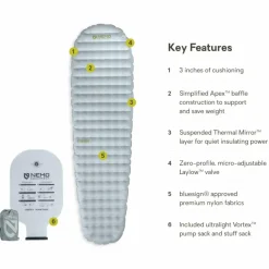 Nemo Thermo-Luftmatratzen|Sommermatten*TENSOR ELITE REGULAR MUMMY - Luftbett