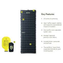 Nemo TENSOR EXTREME CONDITIONS LONG WIDE - Isomatte^ Thermo-Luftmatratzen|Wintermatten