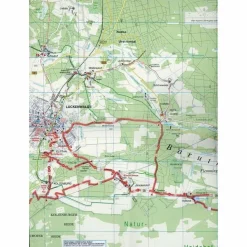 Fahrradkarten|Wanderkarten Und Winterkarten*NIEDERER FLÄMING, LUCKENWALDE, JÜTERBORG - Wanderkarte