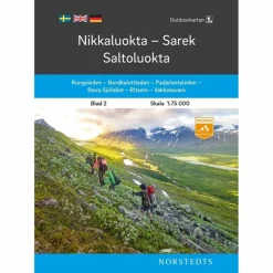 Wanderkarten Und Winterkarten|Wanderkarten Und Winterkarten*NIKKALUOKTA-SAREK-SALTOLUOKTA 1:75 000 - Wanderkarte