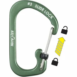 Nite Ize SLIDELOCK CARABINER ALUMINUM - Schlüsselanhänger^ Schlüsselanhänger