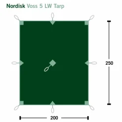 Nordisk Tarps*VOSS 5 LW TARP - Tarp