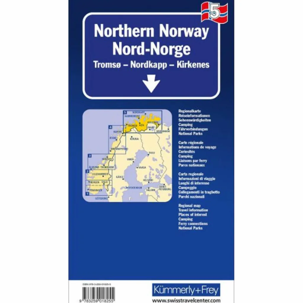 Straßenkarten|Straßenkarten*NORD-NORWEGEN NR. 05 REGIONALKARTE NORWEGEN 1:400 000 - Straßenkarte