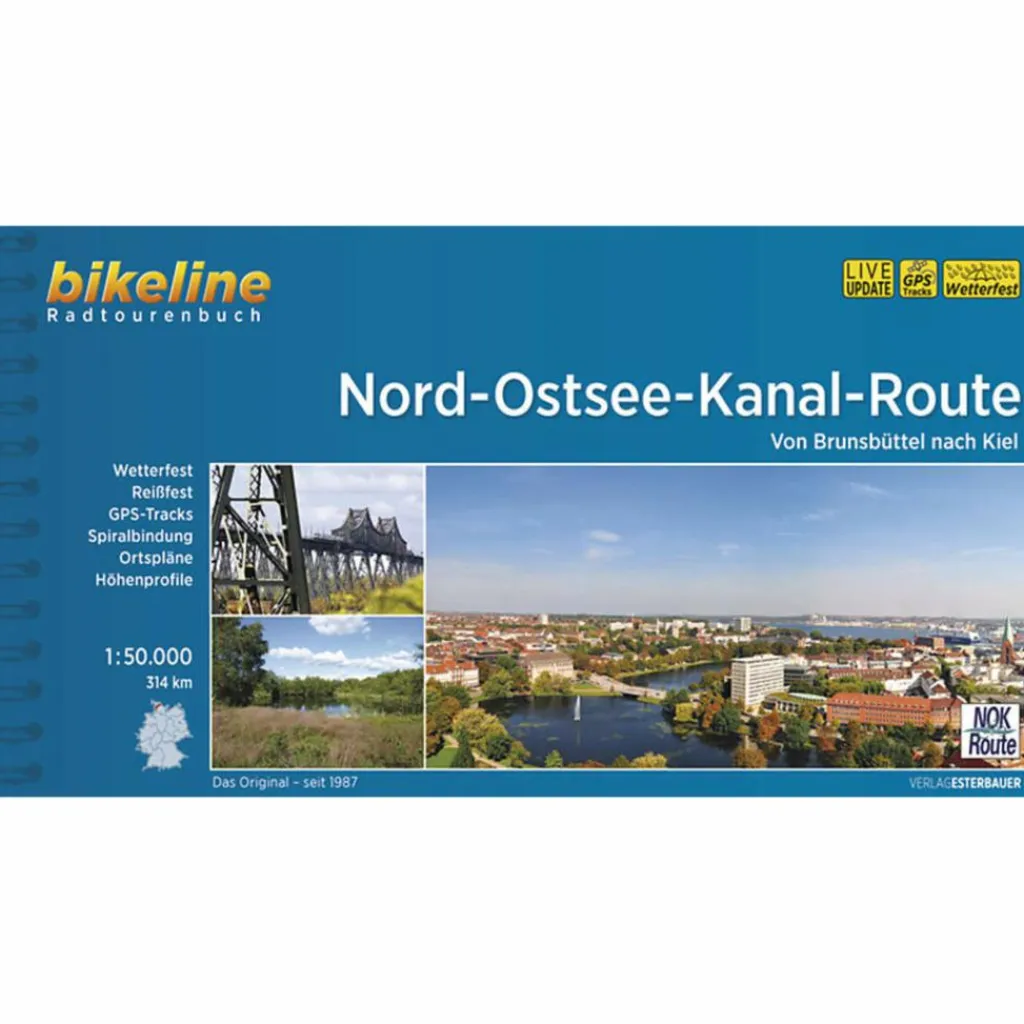 Radwanderführer Und Mountainbikeführer*NORD-OSTSEE-KANAL-ROUTE - Radwanderführer