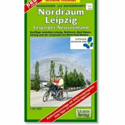 NORDRAUM LEIPZIG 1 : 50 000 - Wanderkarte^ Fahrradkarten|Wanderkarten Und Winterkarten
