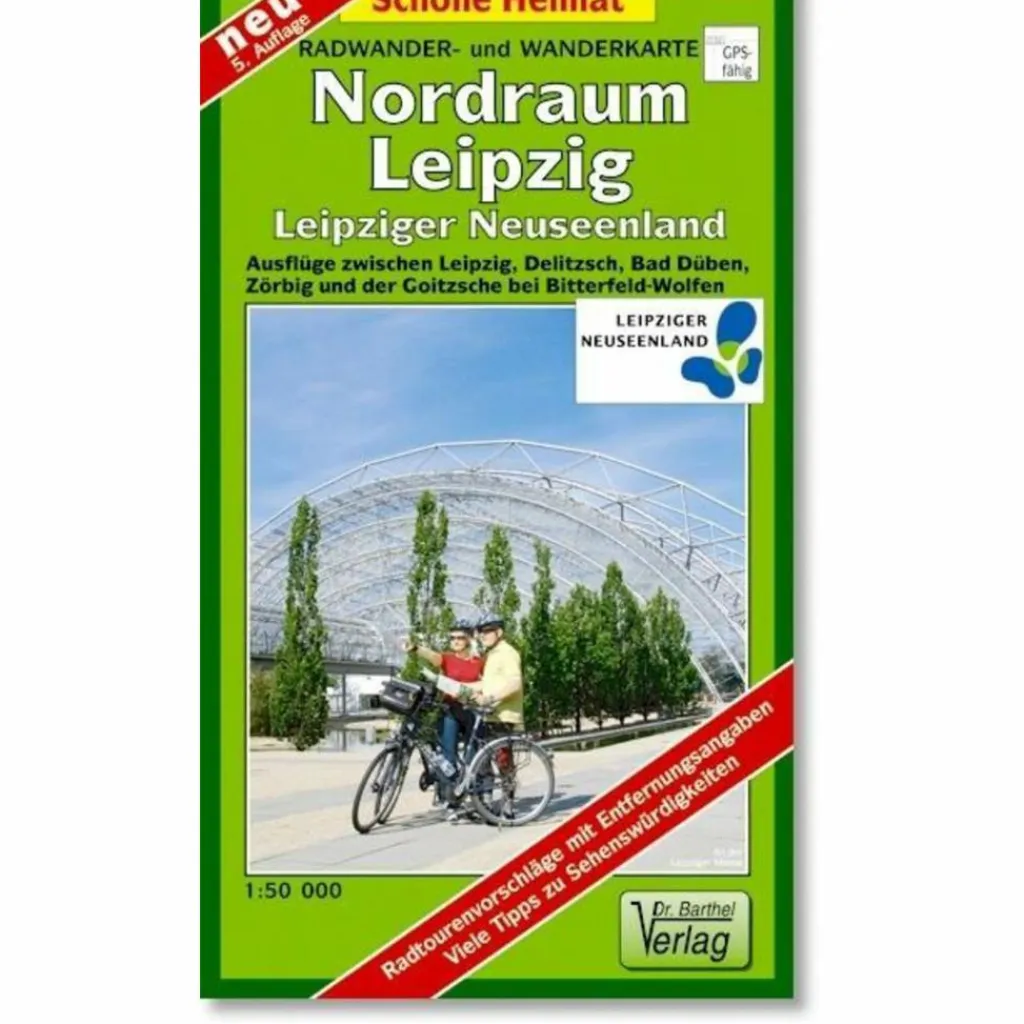 NORDRAUM LEIPZIG 1 : 50 000 - Wanderkarte^ Fahrradkarten|Wanderkarten Und Winterkarten