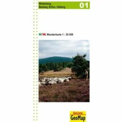 Wanderkarten Und Winterkarten|Wanderkarten Und Winterkarten*NORDRHEIN-WESTFALEN WANDERKARTE 01 WINTERBERG 1  : 25 000
