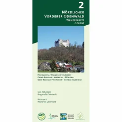 NÖRDLICHER VORDERER ODENWALD 1 : 20 000 BLATT 2 - Wanderkarte^ Wanderkarten Und Winterkarten|Wanderkarten Und Winterkarten