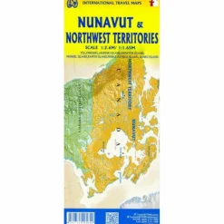 NUNAVUT & NW TERRITORIES - Straßenkarte^ Straßenkarten|Straßenkarten