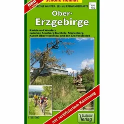 OBERERZGEBIRGE 1 : 35 000. RADWANDER- UND WANDERKARTE - Wanderkarte^ Fahrradkarten|Wanderkarten Und Winterkarten
